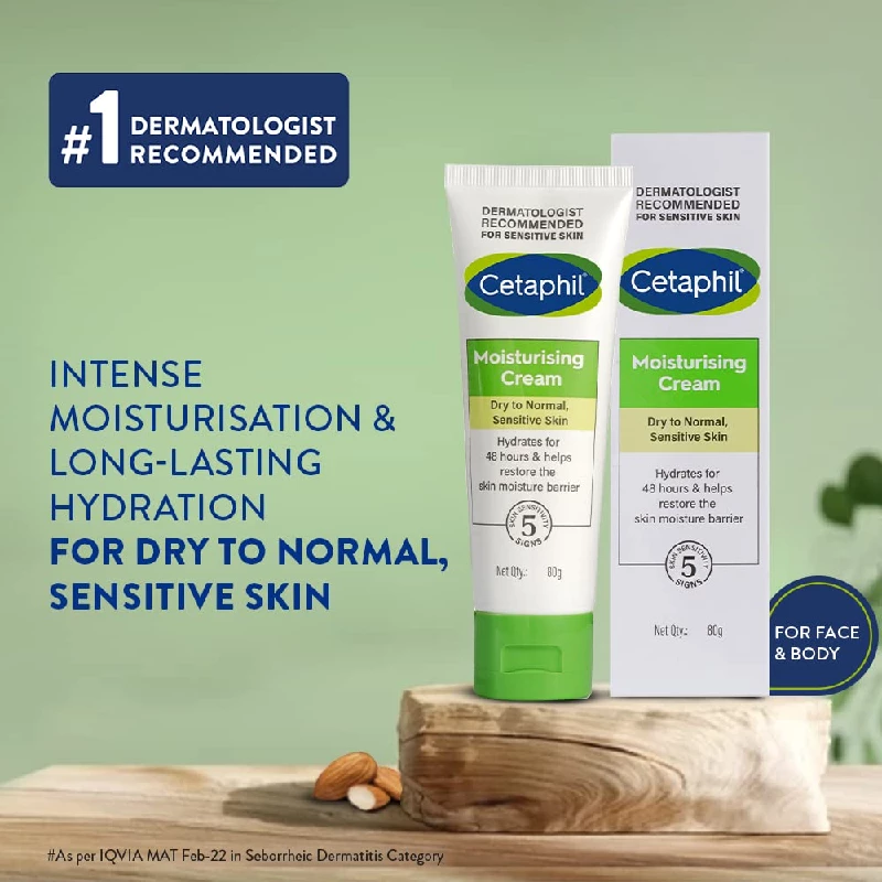 Cetaphil Moisturising Cream For Dry to Normal Sensitive Skin, 80 g-3.webp